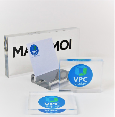 PLV imprimée sur plexiglas et pvc